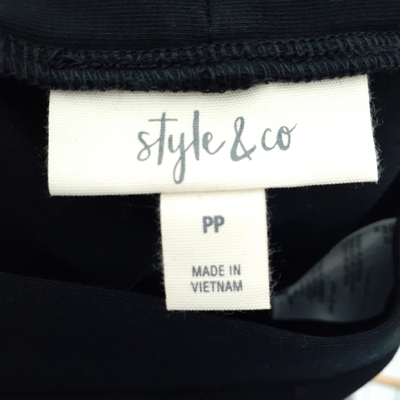 Style & Co Leggings PP Silver Starburst 739 - Picture 4 of 6